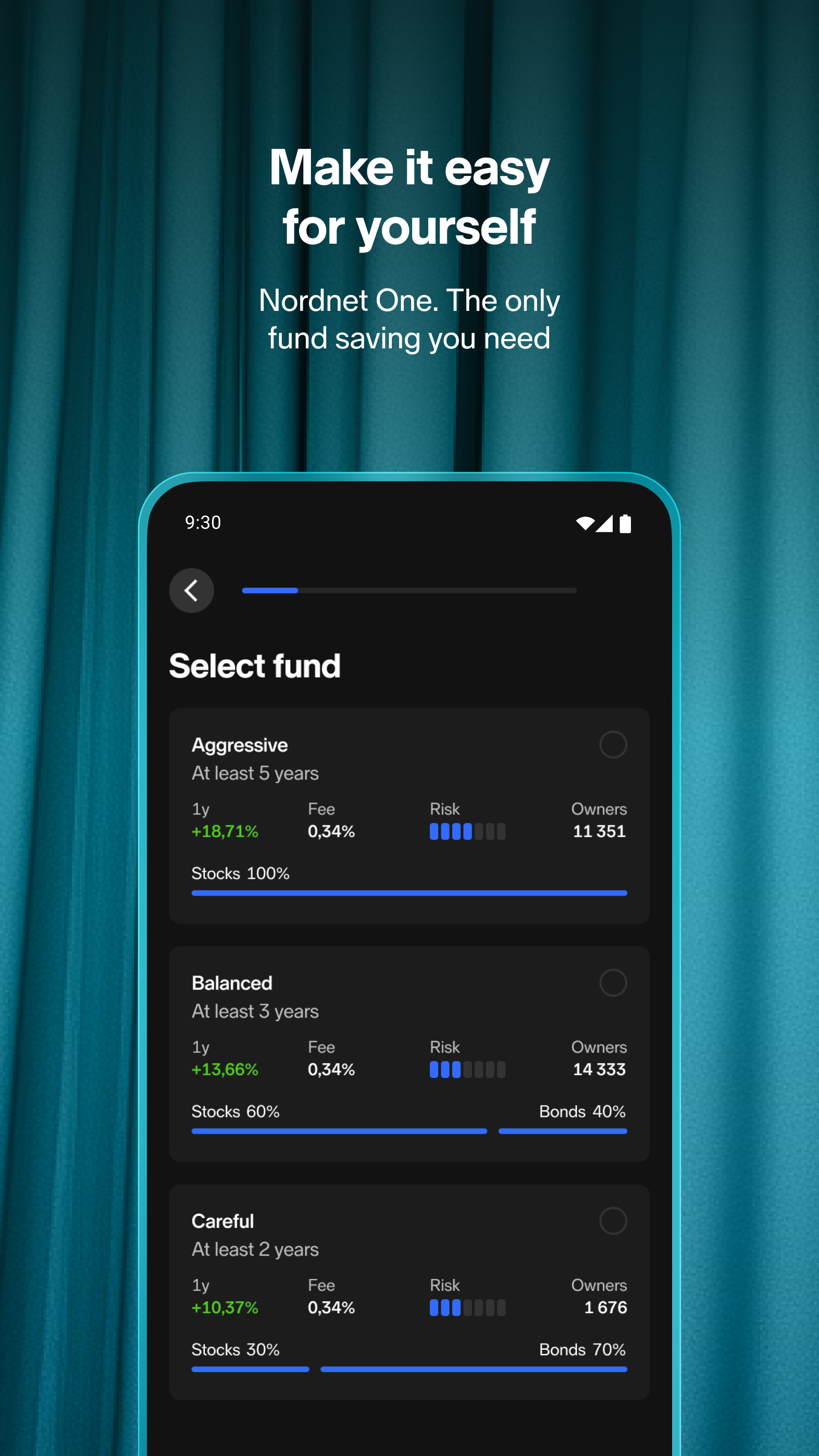 اسکرین شات 4 برنامه Nordnet: Stocks & Funds