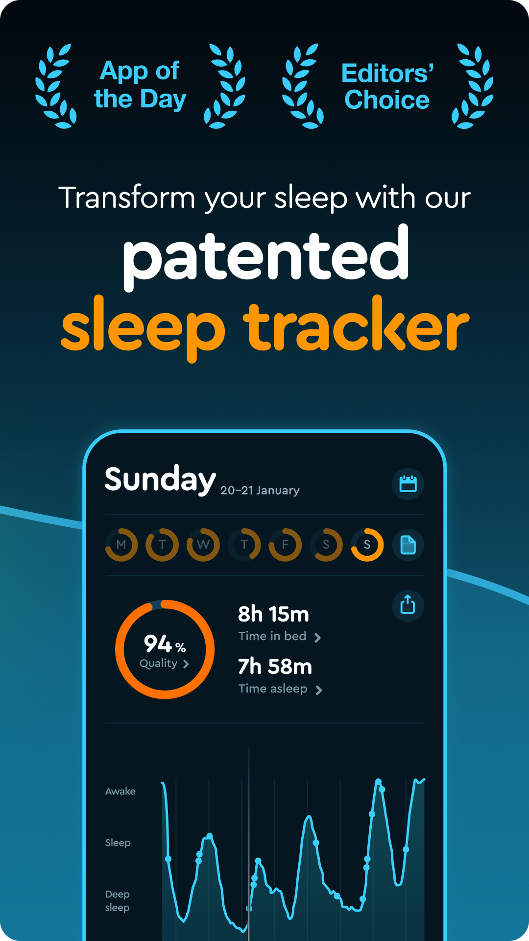 اسکرین شات 2 برنامه Sleep Cycle: Sleep Tracker