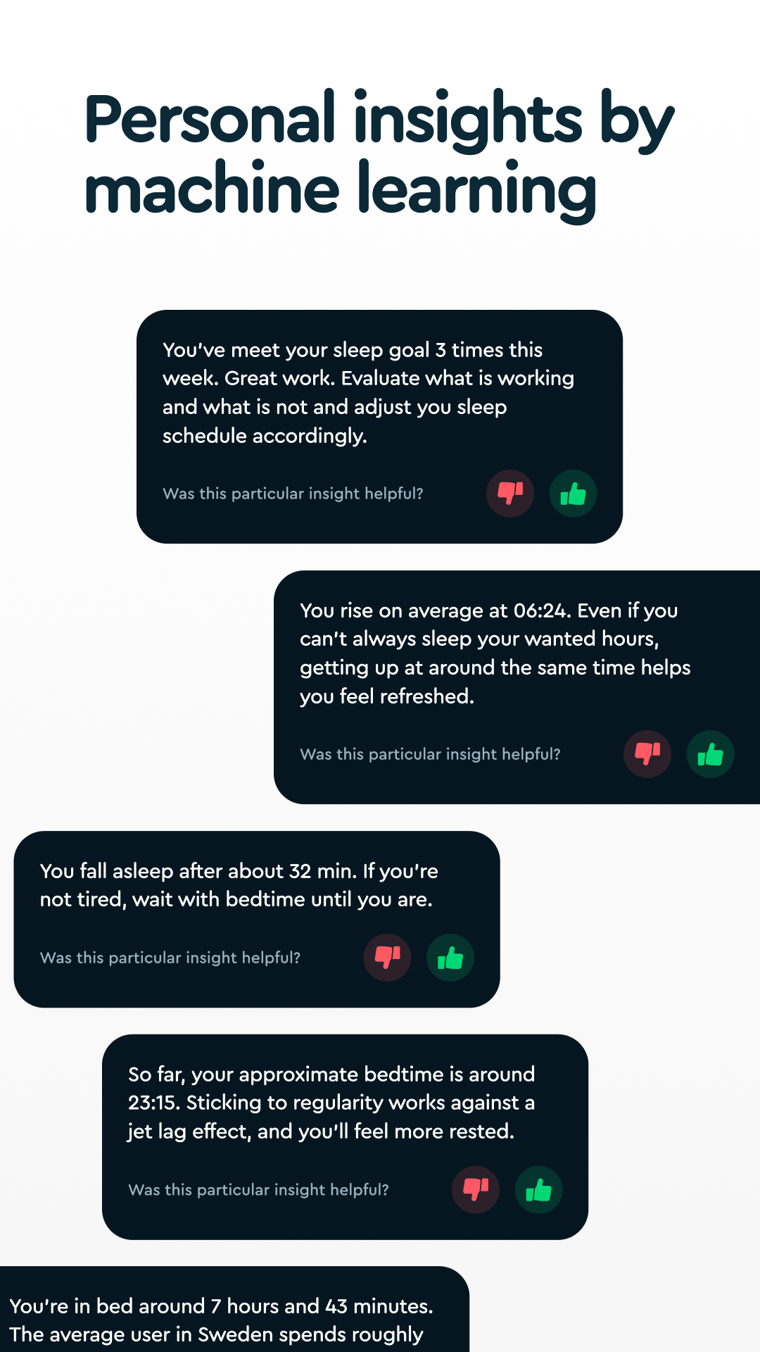 اسکرین شات 6 برنامه Sleep Cycle: Sleep Tracker