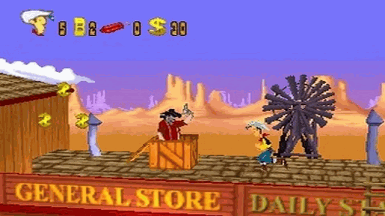 اسکرین شات 4 بازی لوک خوش شانس پلی استیشن 1