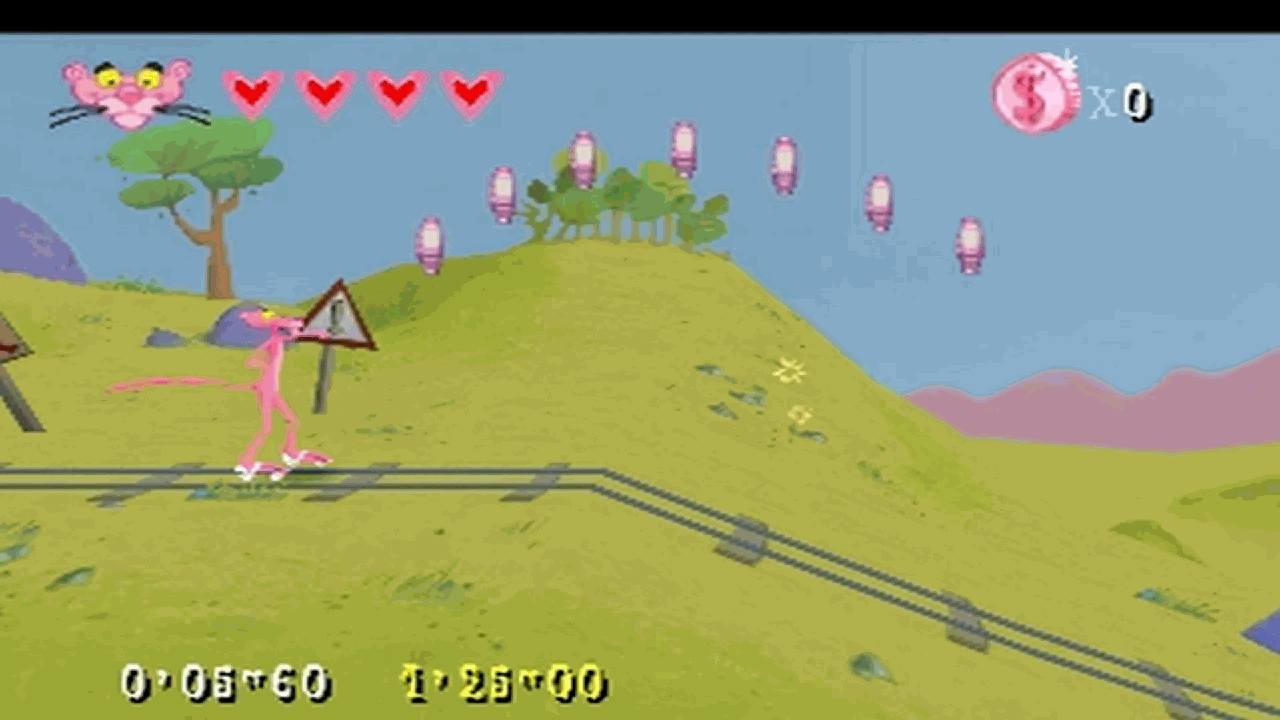 اسکرین شات 7 بازی شبیه ساز پلنگ صورتی پلی استیشن 1