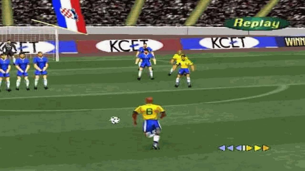 اسکرین شات 22 بازی فوتبال 98 (صدا دار) پلی استیشن 1