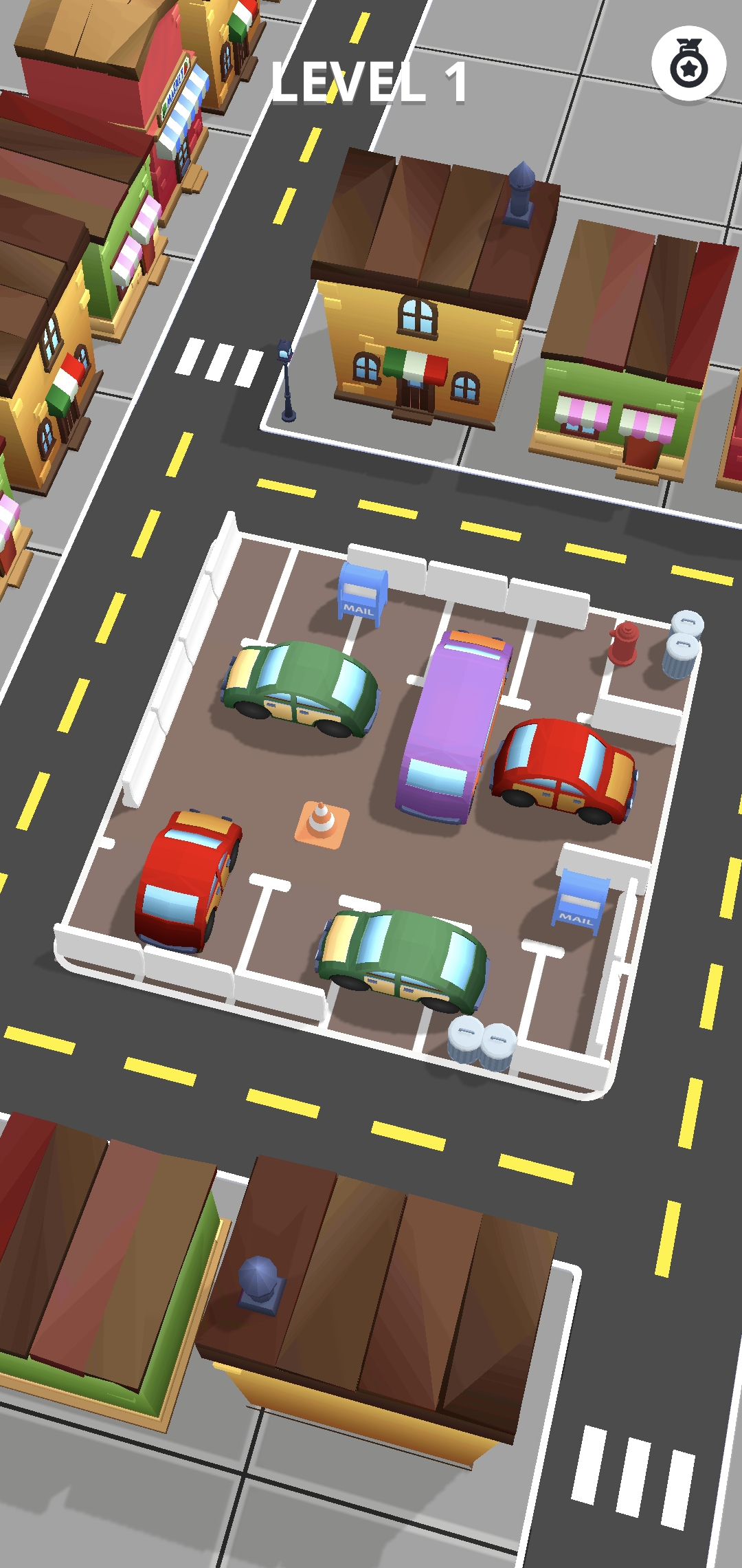 اسکرین شات 1 بازی Car Parking Jam 3D: Move it!