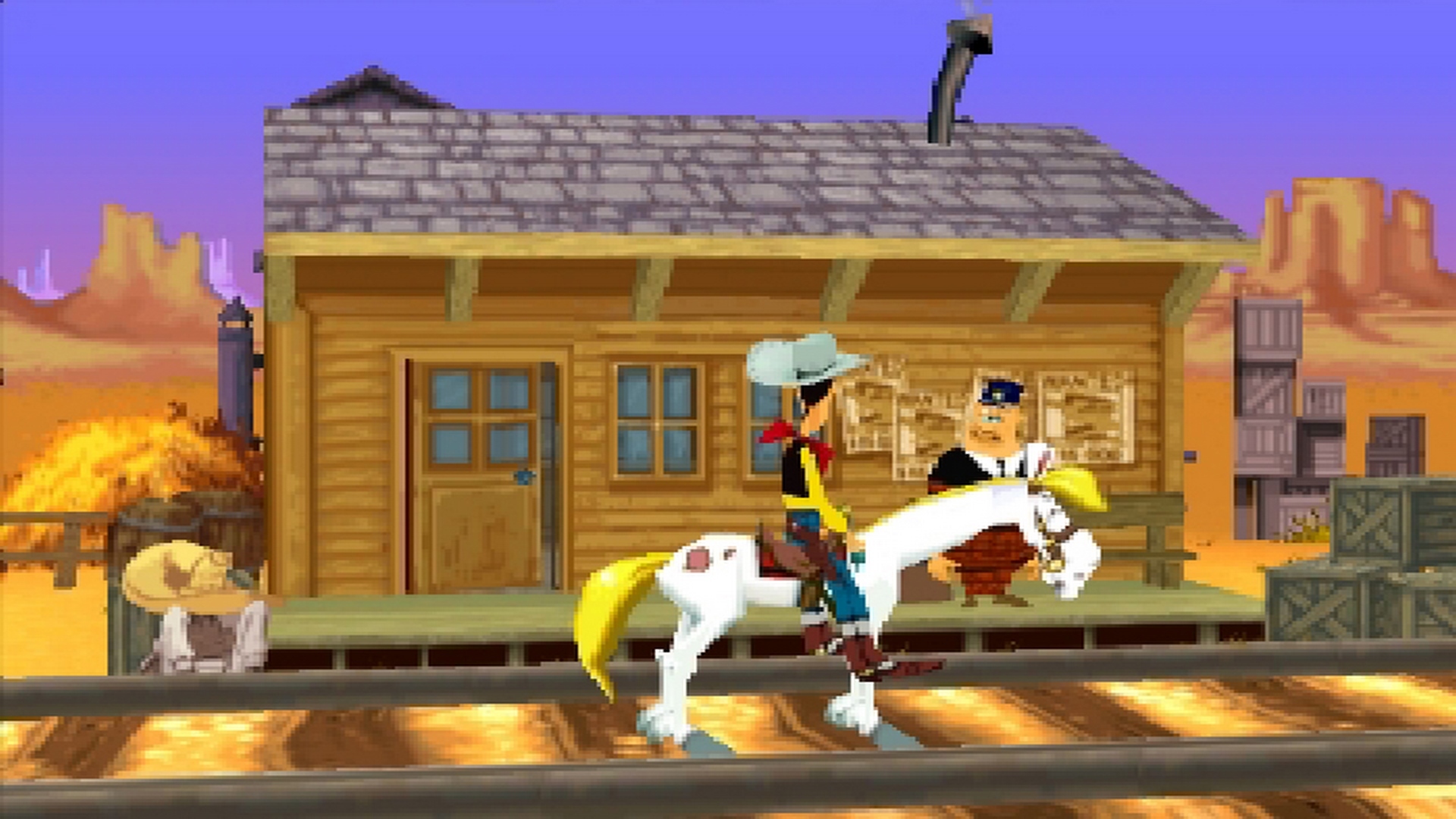 اسکرین شات 2 بازی شبیه ساز لوک خوش شانس پلی استیشن 1