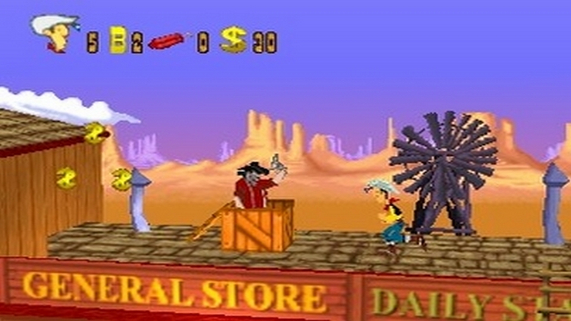 اسکرین شات 7 بازی شبیه ساز لوک خوش شانس پلی استیشن 1