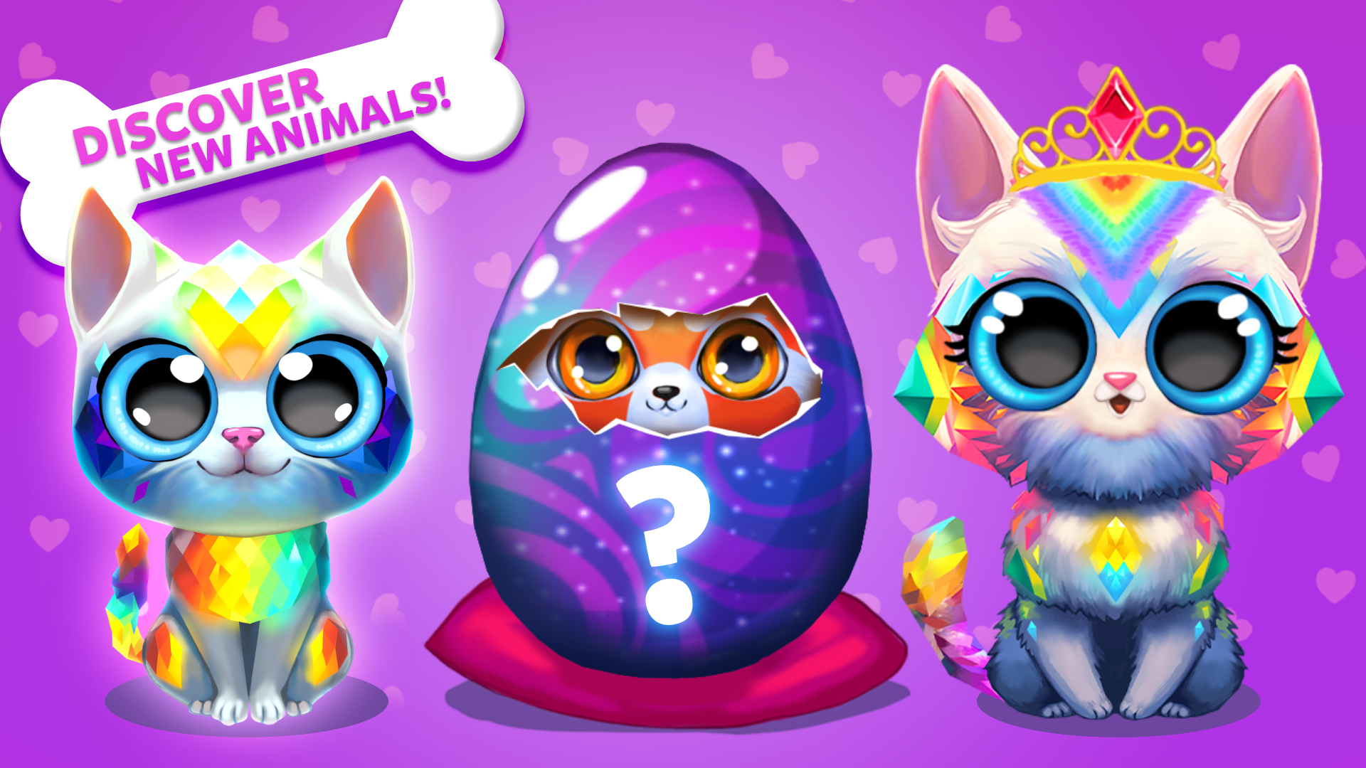 اسکرین شات 2 بازی Merge Cute Animals: Pets Games