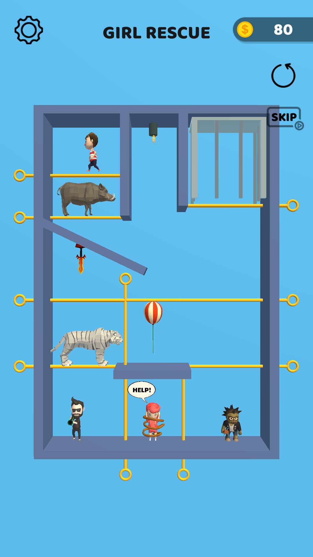 اسکرین شات 6 بازی Pin Rescue-Pull the pin game!