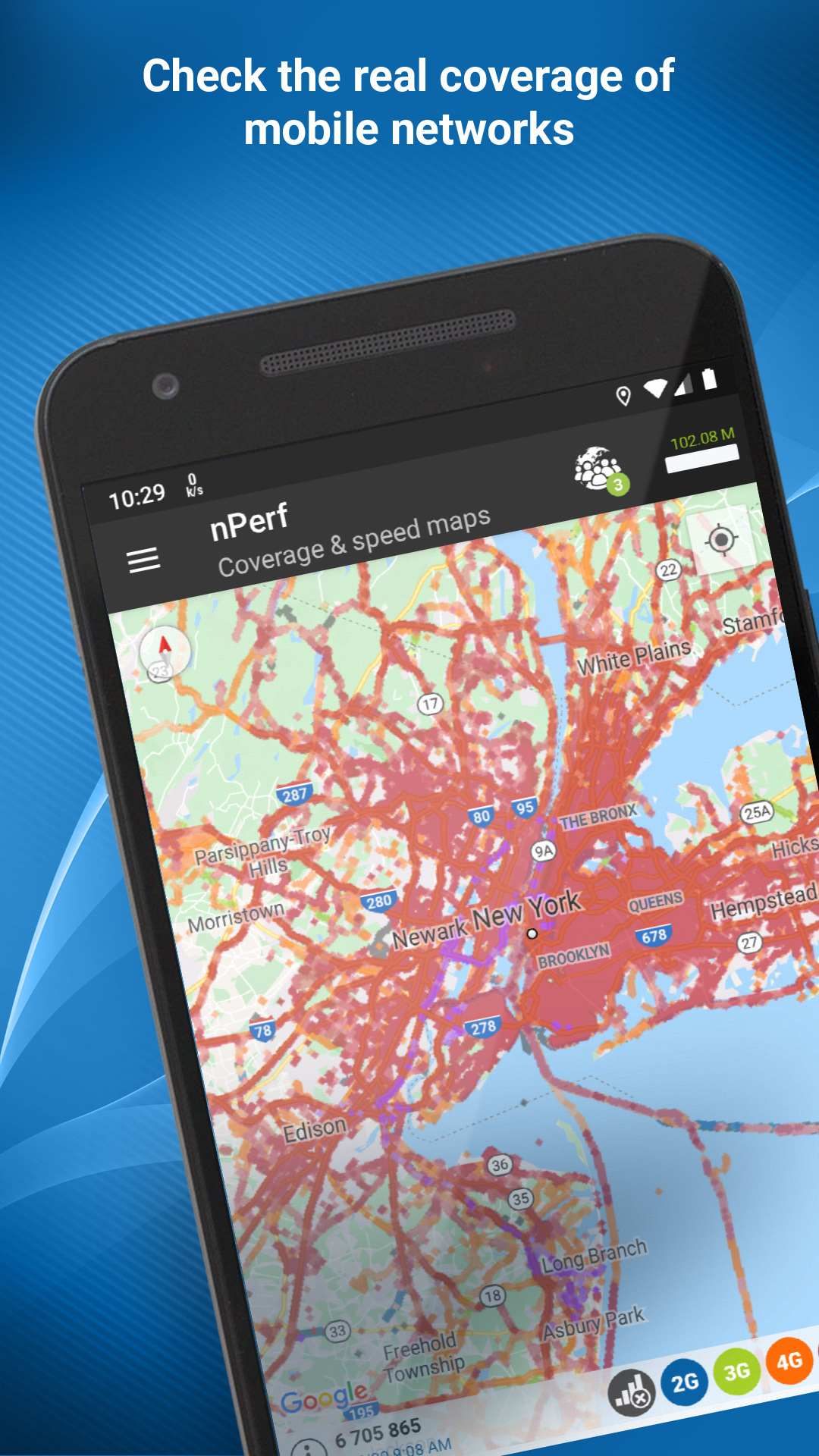 اسکرین شات 4 برنامه Speed test 4G 5G WiFi & maps