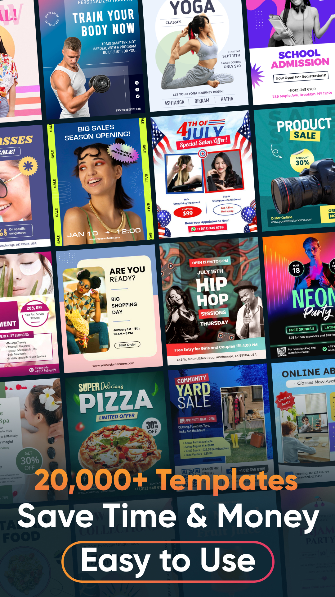 اسکرین شات 1 برنامه Poster Maker, Flyer Maker