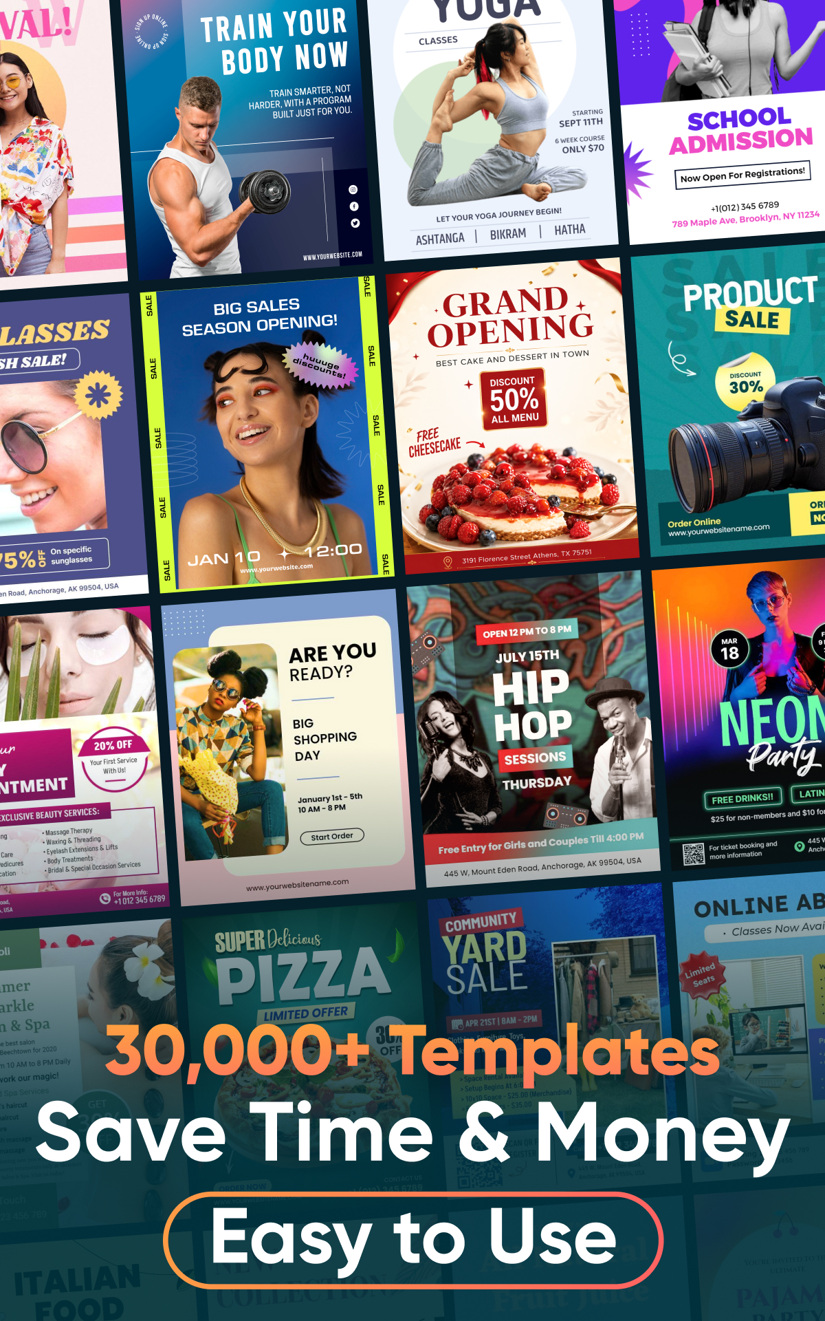 اسکرین شات 1 برنامه Poster Maker, Flyer Maker