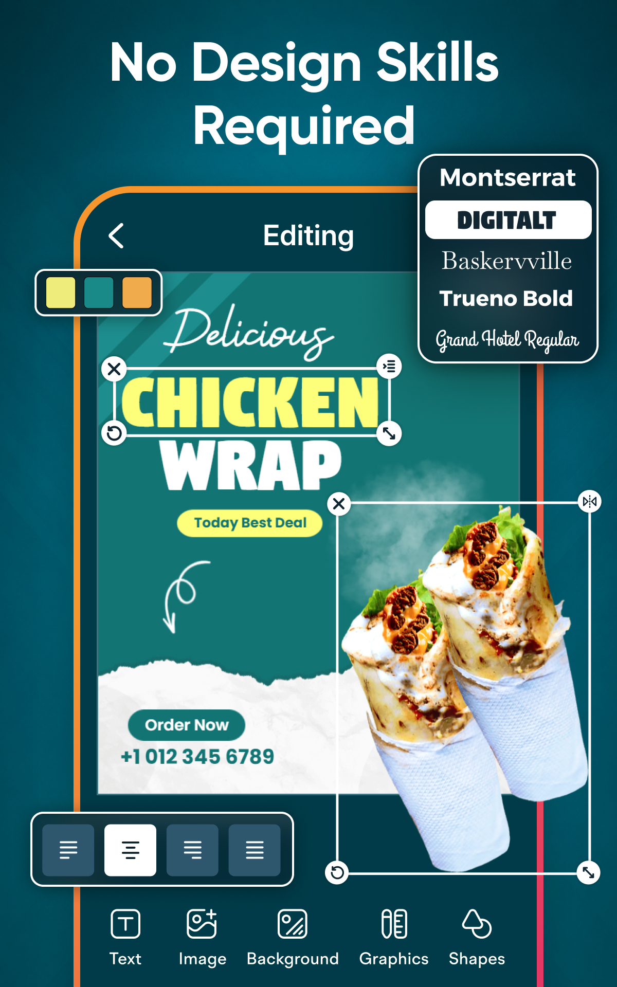 اسکرین شات 3 برنامه Poster Maker, Flyer Maker