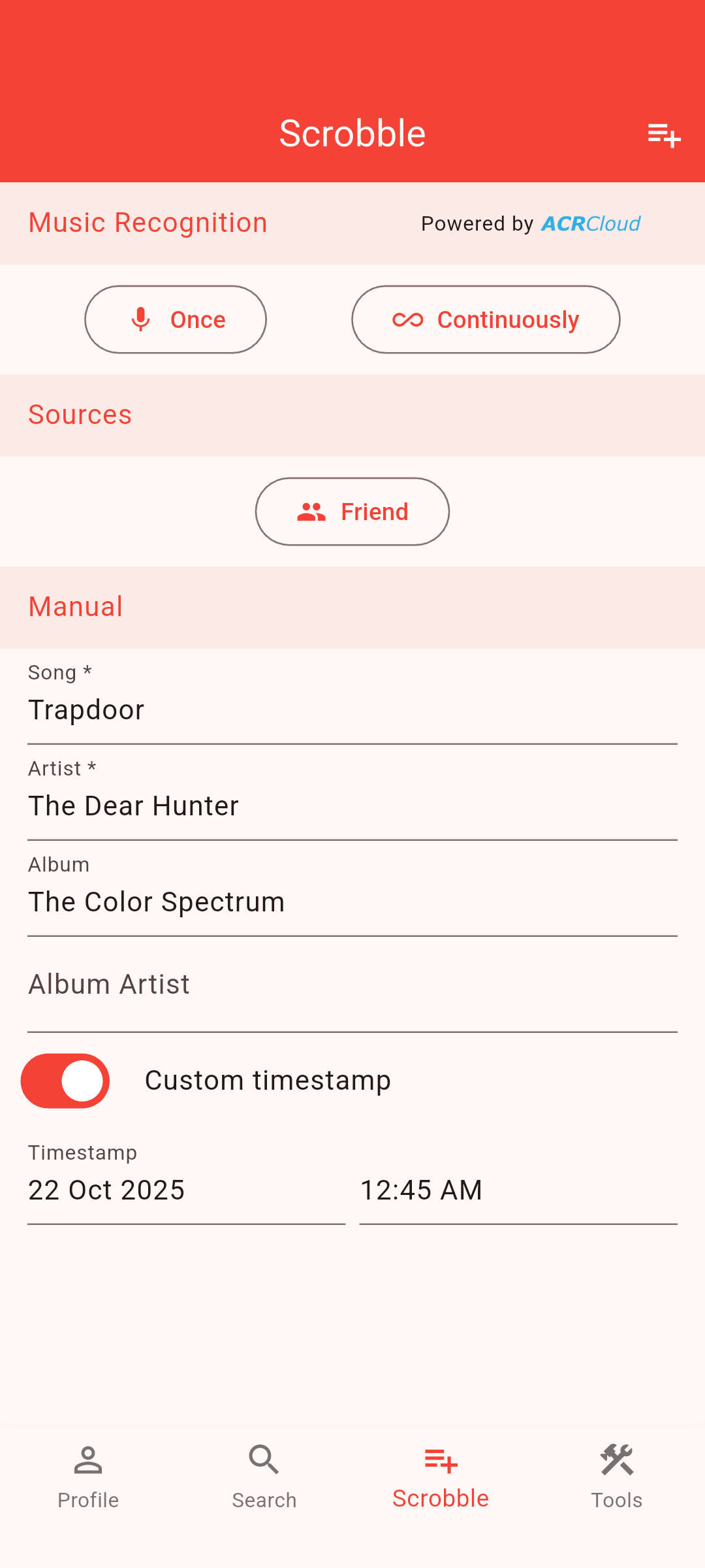 اسکرین شات 2 برنامه Finale for Last.fm