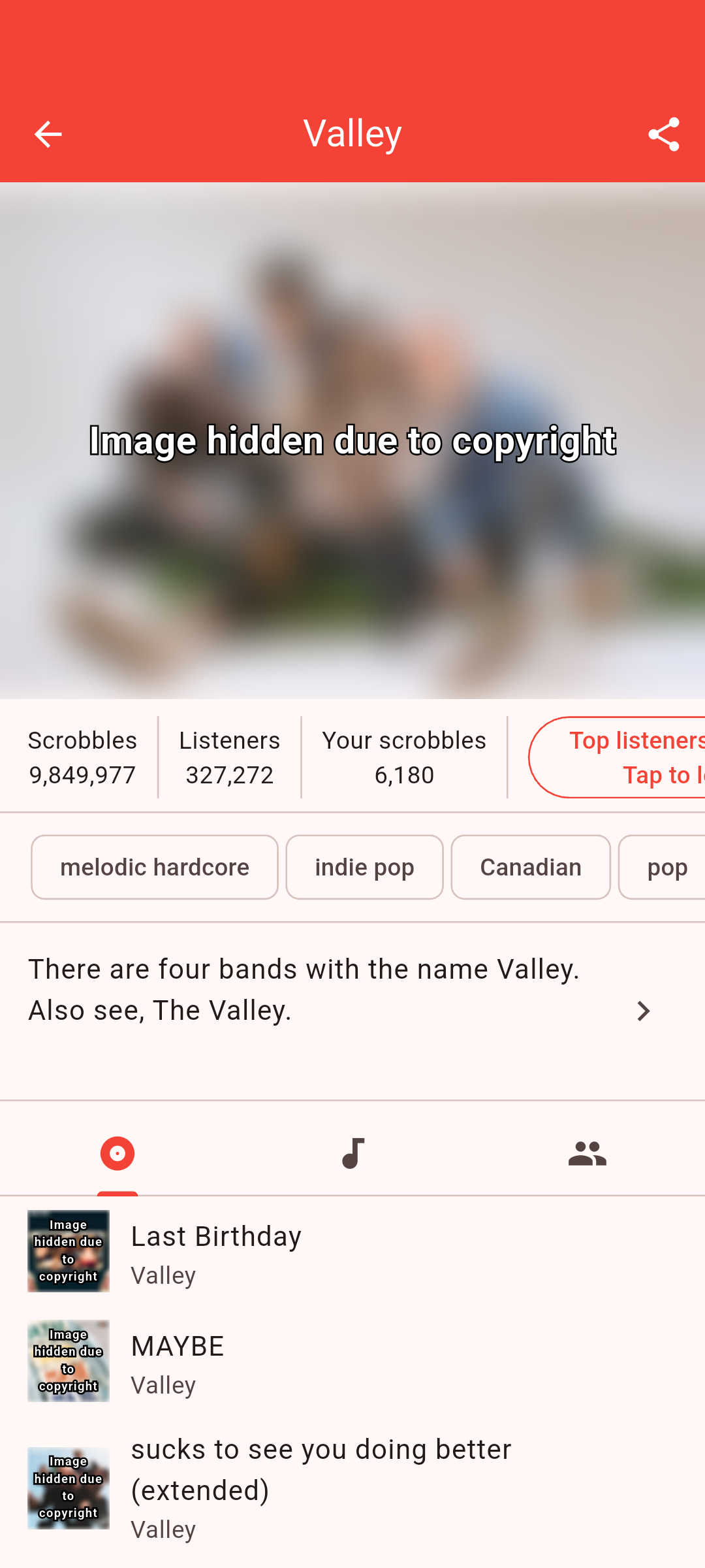 اسکرین شات 7 برنامه Finale for Last.fm