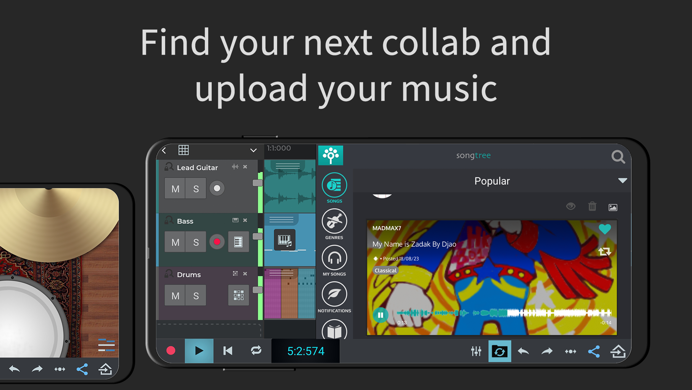 اسکرین شات 6 برنامه n-Track Studio DAW: Make Music