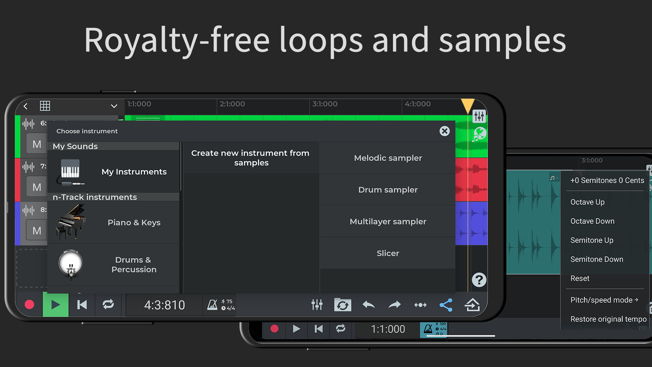 اسکرین شات 7 برنامه n-Track Studio DAW: Make Music