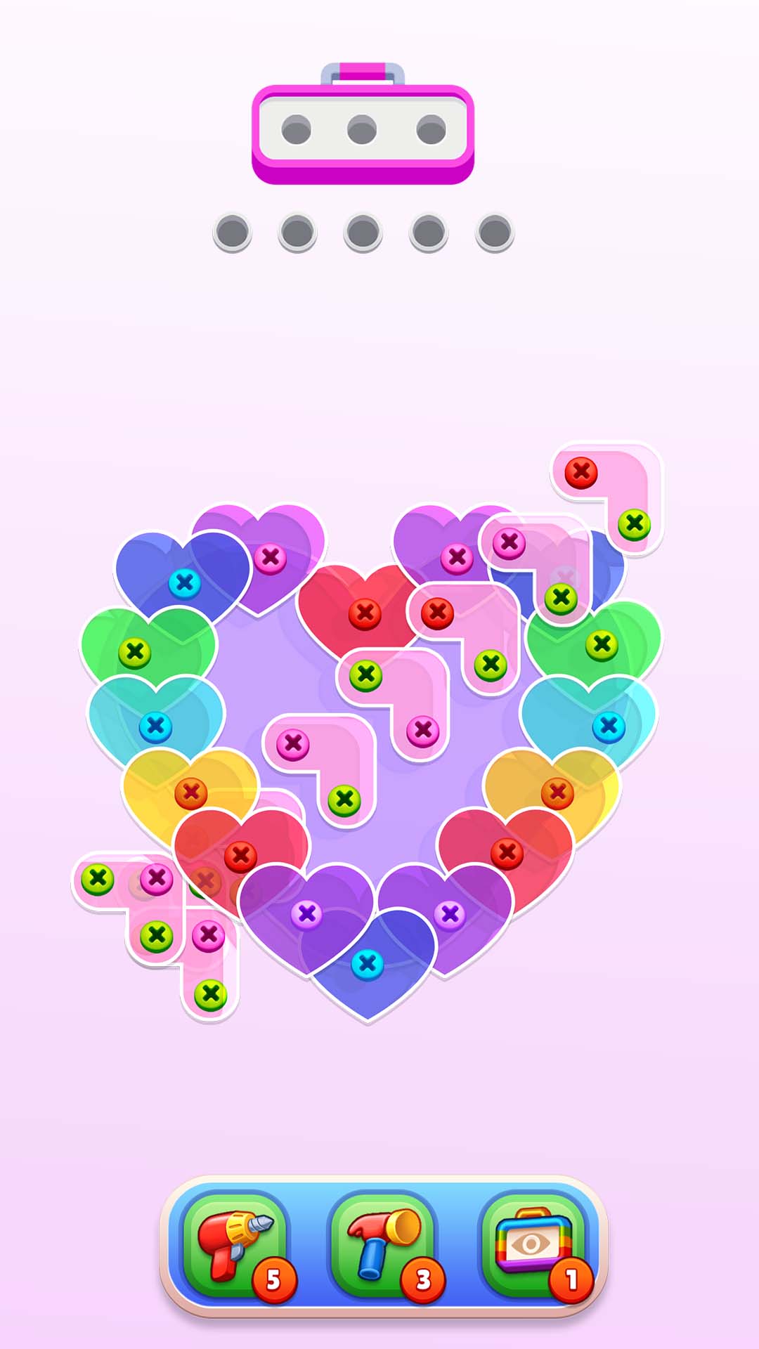 اسکرین شات 2 بازی Unscrew Em All - Screw Puzzle