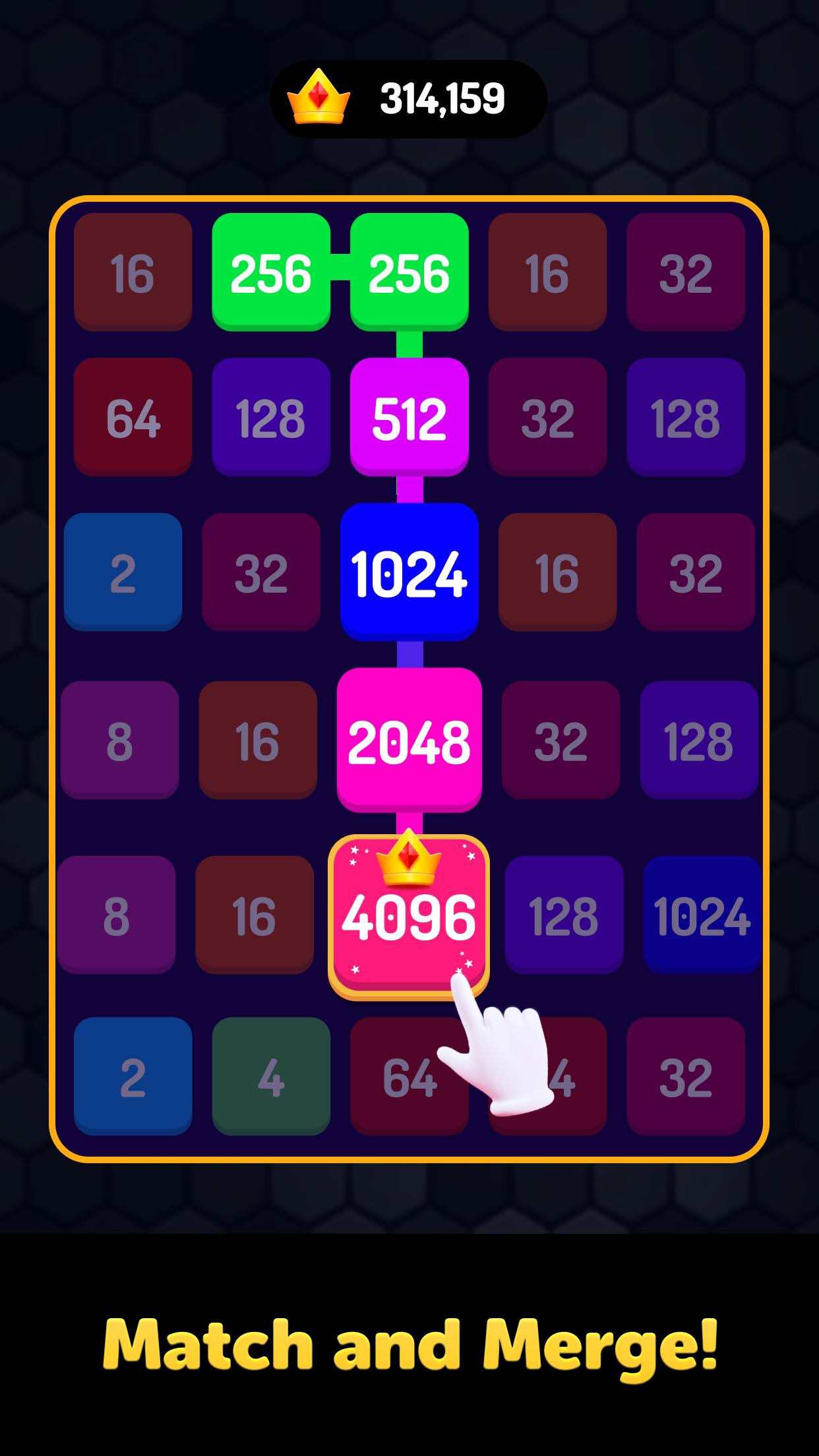اسکرین شات 7 بازی 2248 Numbers Merge: Two Square