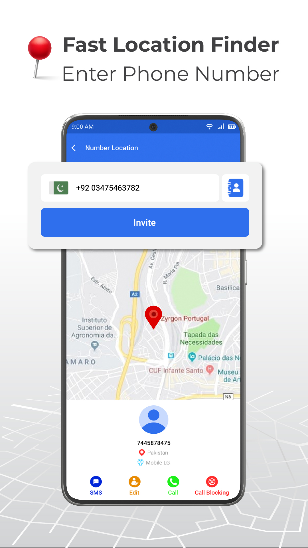 اسکرین شات 2 برنامه Number Locator & Number Detail