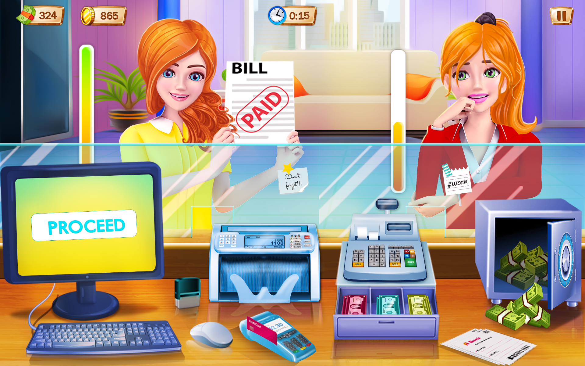 اسکرین شات 1 بازی Bank Cashier and ATM Simulator