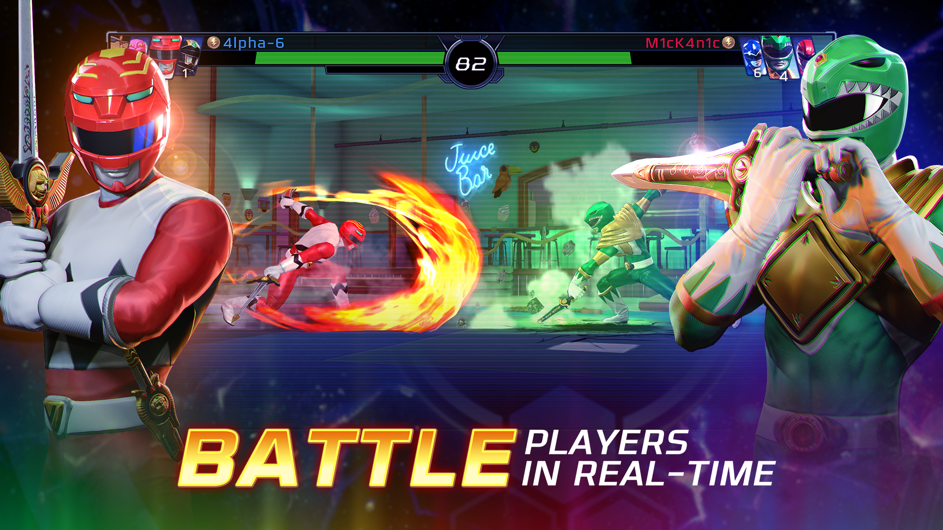 اسکرین شات 1 بازی Power Rangers: Legacy Wars