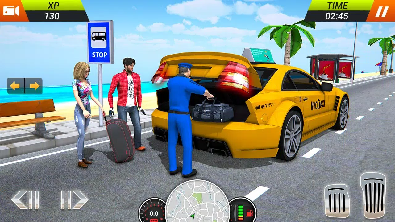 اسکرین شات 6 بازی US City Driving Taxi Car Games