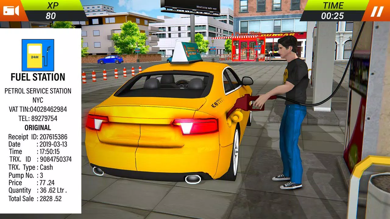 اسکرین شات 4 بازی US City Driving Taxi Car Games