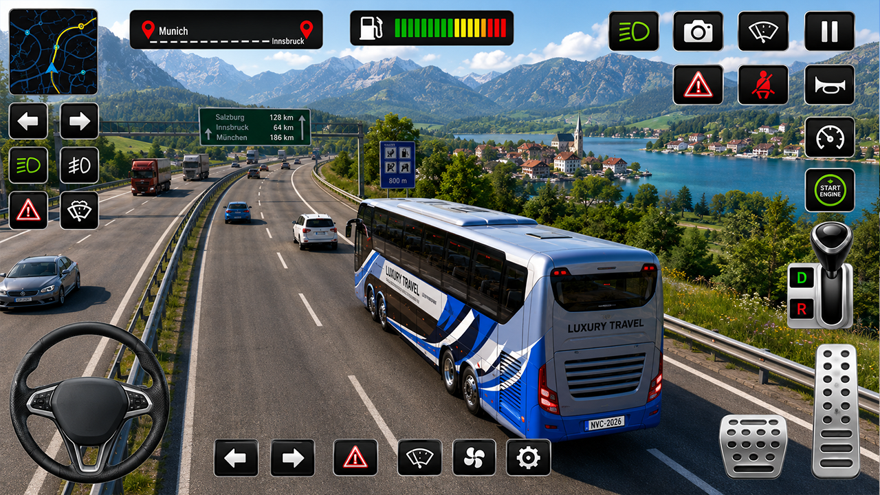 اسکرین شات 1 بازی Bus Simulator: City Coach Game