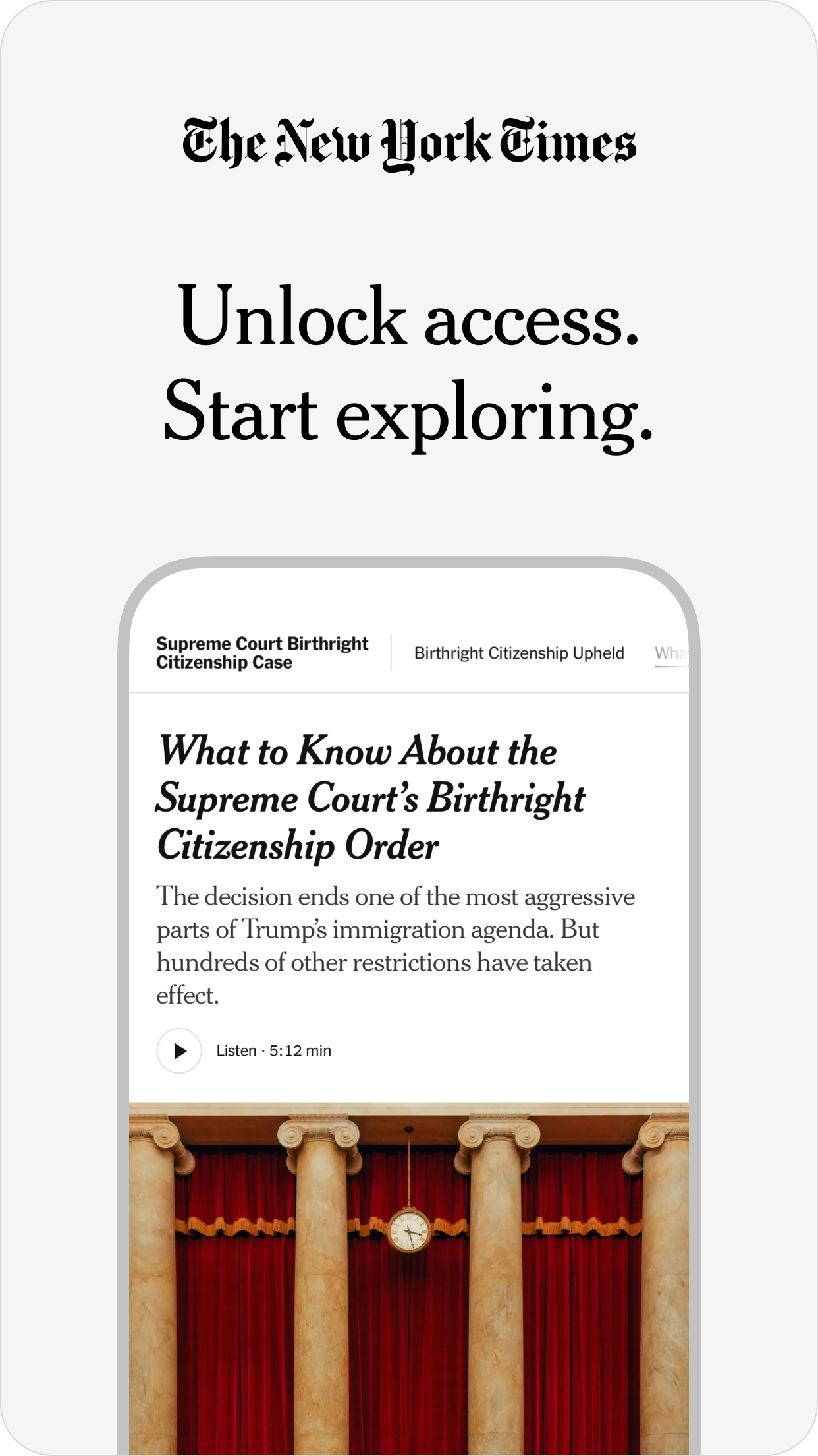 اسکرین شات 1 برنامه NYTimes: US and Global News