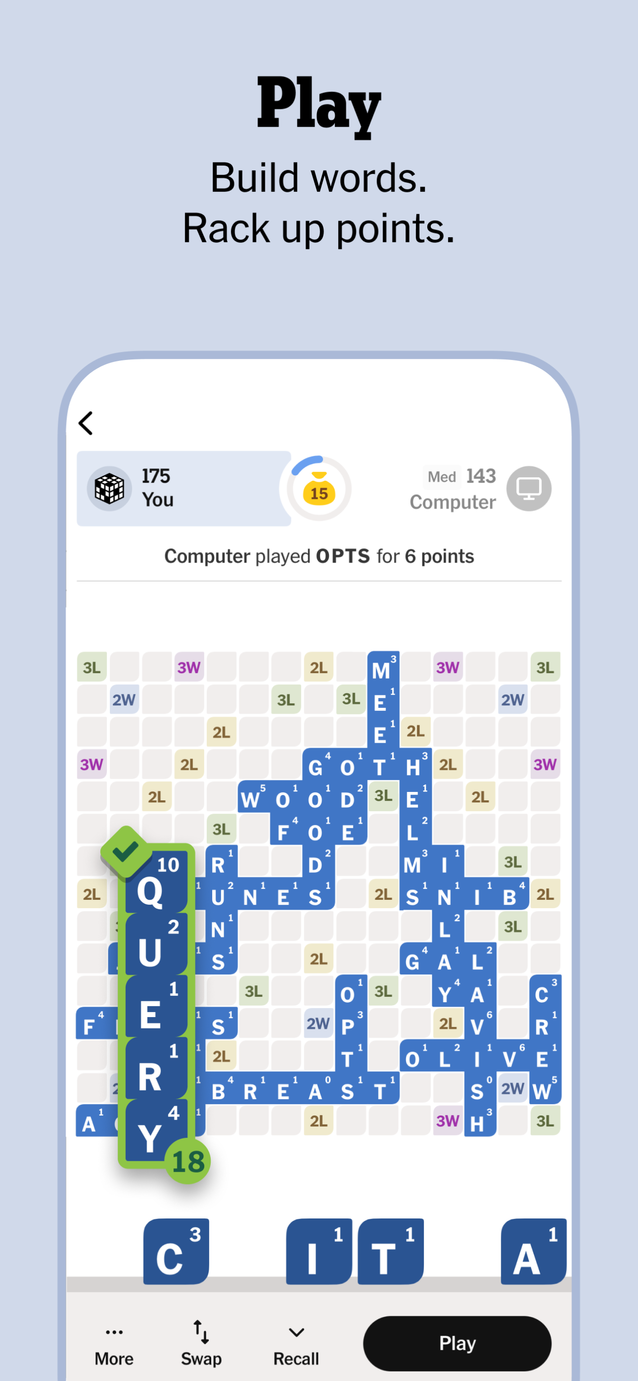 اسکرین شات 2 بازی NYT Crossplay: Play and Spell