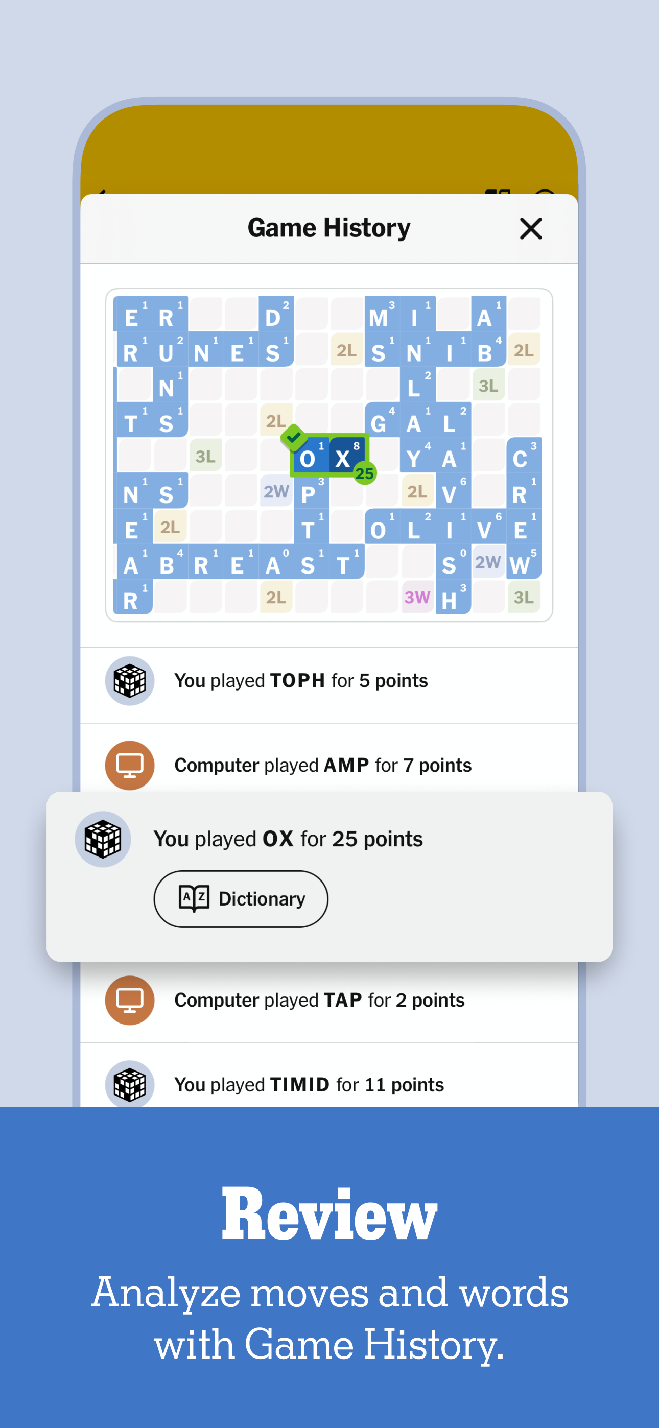 اسکرین شات 7 بازی NYT Crossplay: Play and Spell