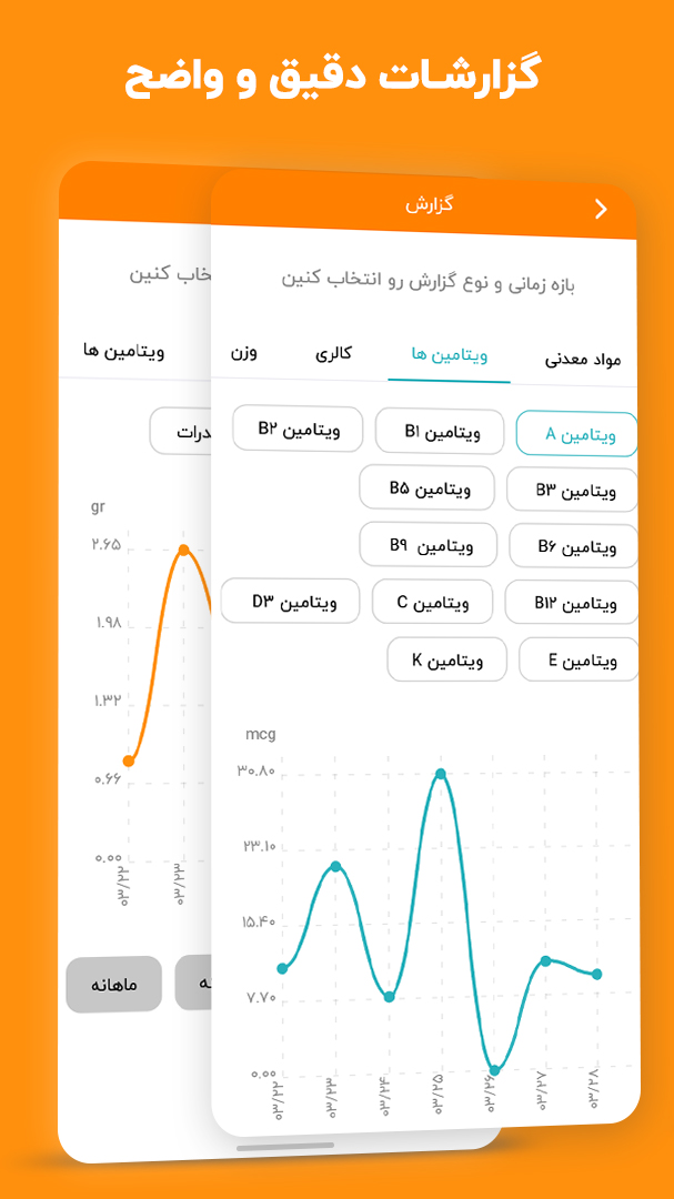 اسکرین شات 8 برنامه اکسیژن فیت - کالری شمار و رژیم غذایی