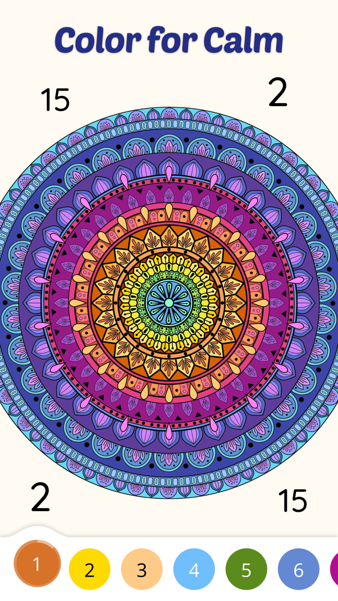 اسکرین شات 3 بازی Color Aura: Paint by number