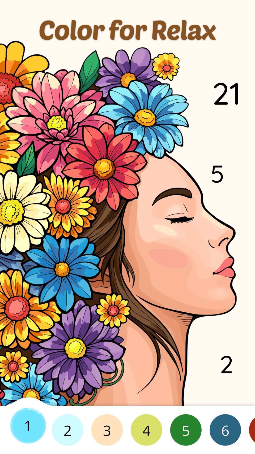 اسکرین شات 5 بازی Color Aura: Paint by number