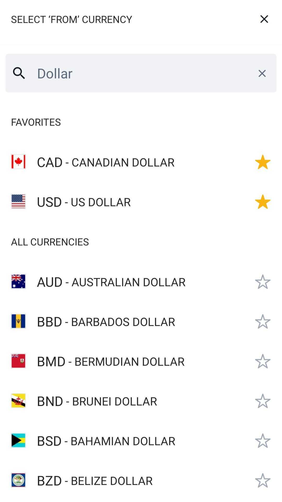 اسکرین شات 4 برنامه Currency Converter