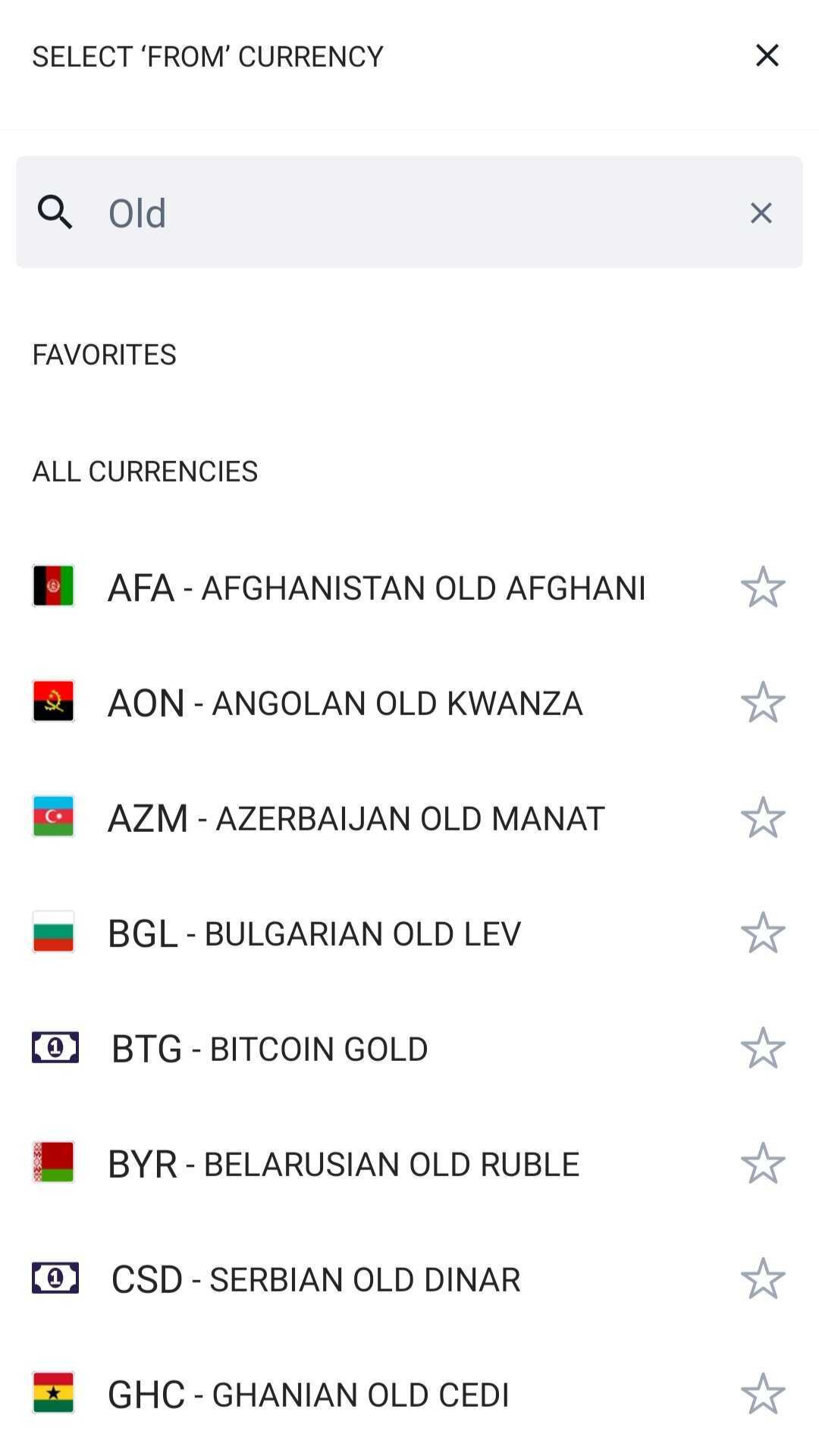 اسکرین شات 6 برنامه Currency Converter