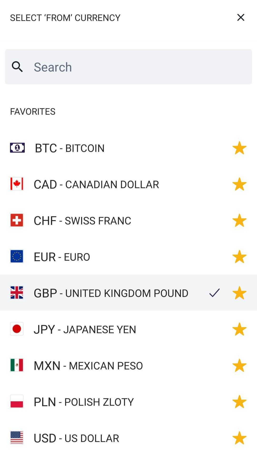 اسکرین شات 1 برنامه Currency Converter