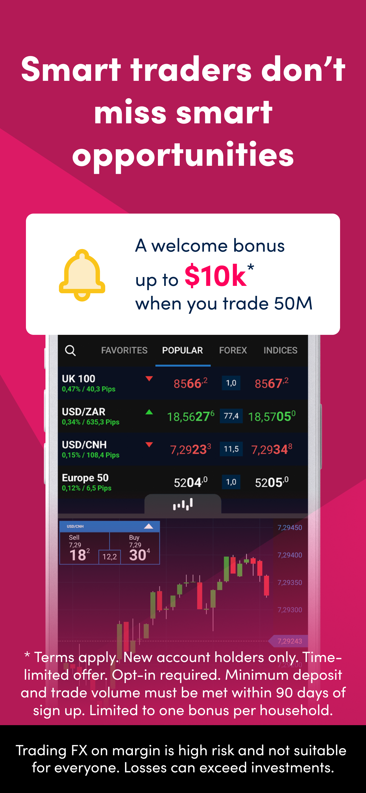 اسکرین شات 6 برنامه OANDA - Forex trading broker
