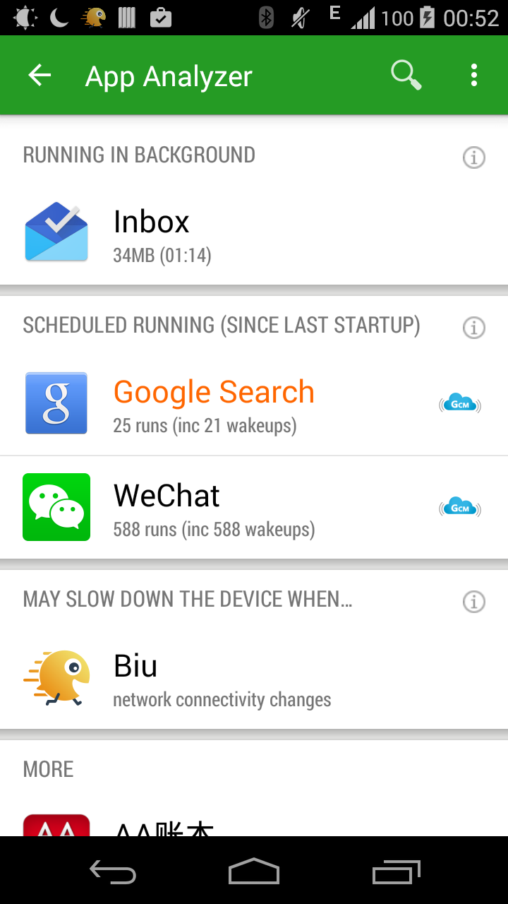 اسکرین شات 3 برنامه Greenify