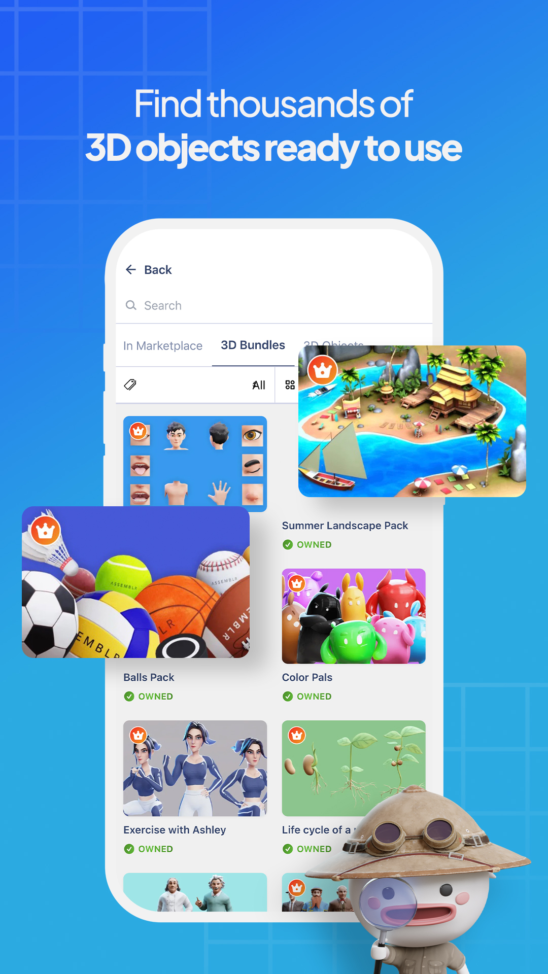 اسکرین شات 3 بازی Assemblr Studio: Easy AR Maker