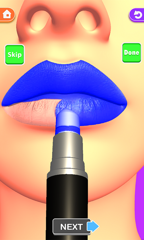 اسکرین شات 3 بازی Lips Done! Beauty Lip Art