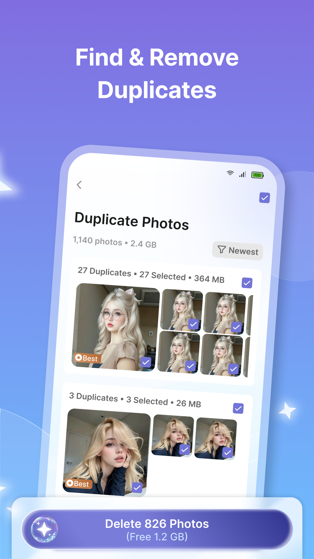اسکرین شات 3 برنامه Phone Cleaner: AI Cleaner