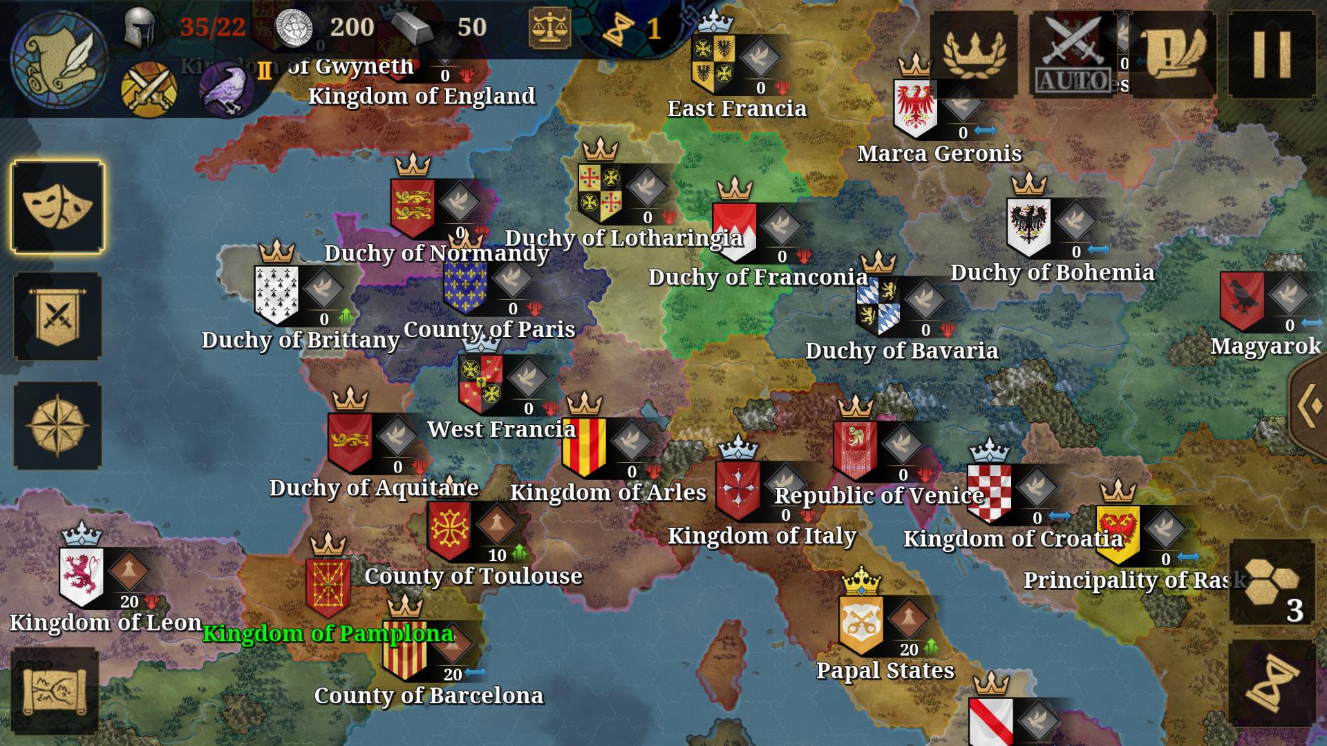 اسکرین شات 1 بازی European War 7: Medieval