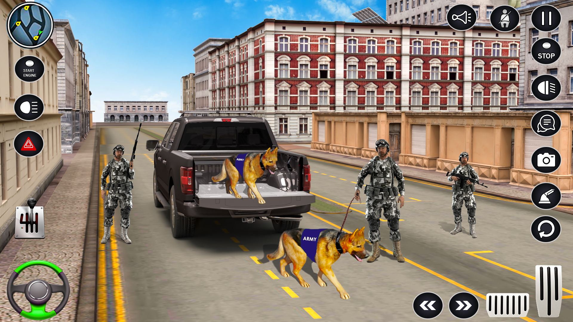 اسکرین شات 2 بازی Army Transport Truck Games