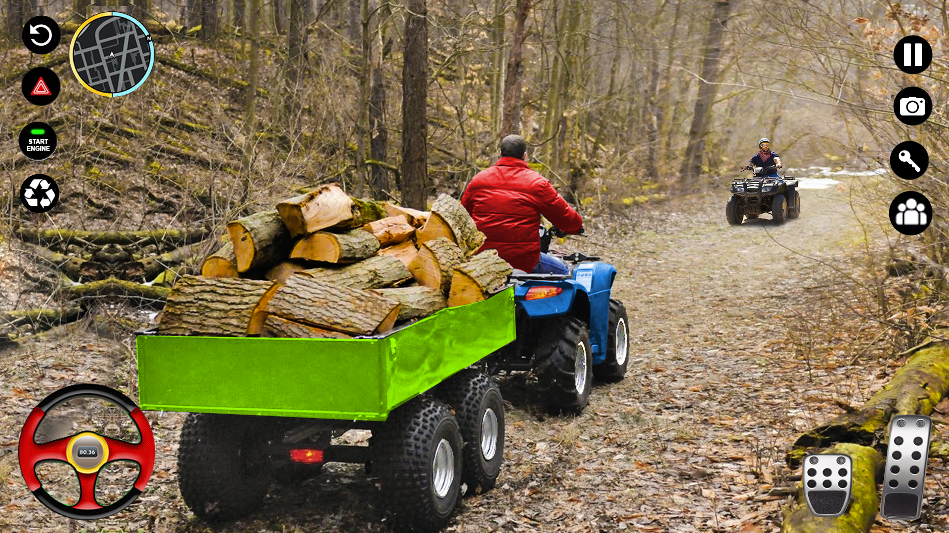اسکرین شات 2 بازی Heavy ATV Quad Bike Offroad