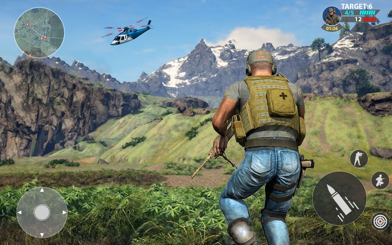 اسکرین شات 2 بازی War Commando Gun Shooting Game