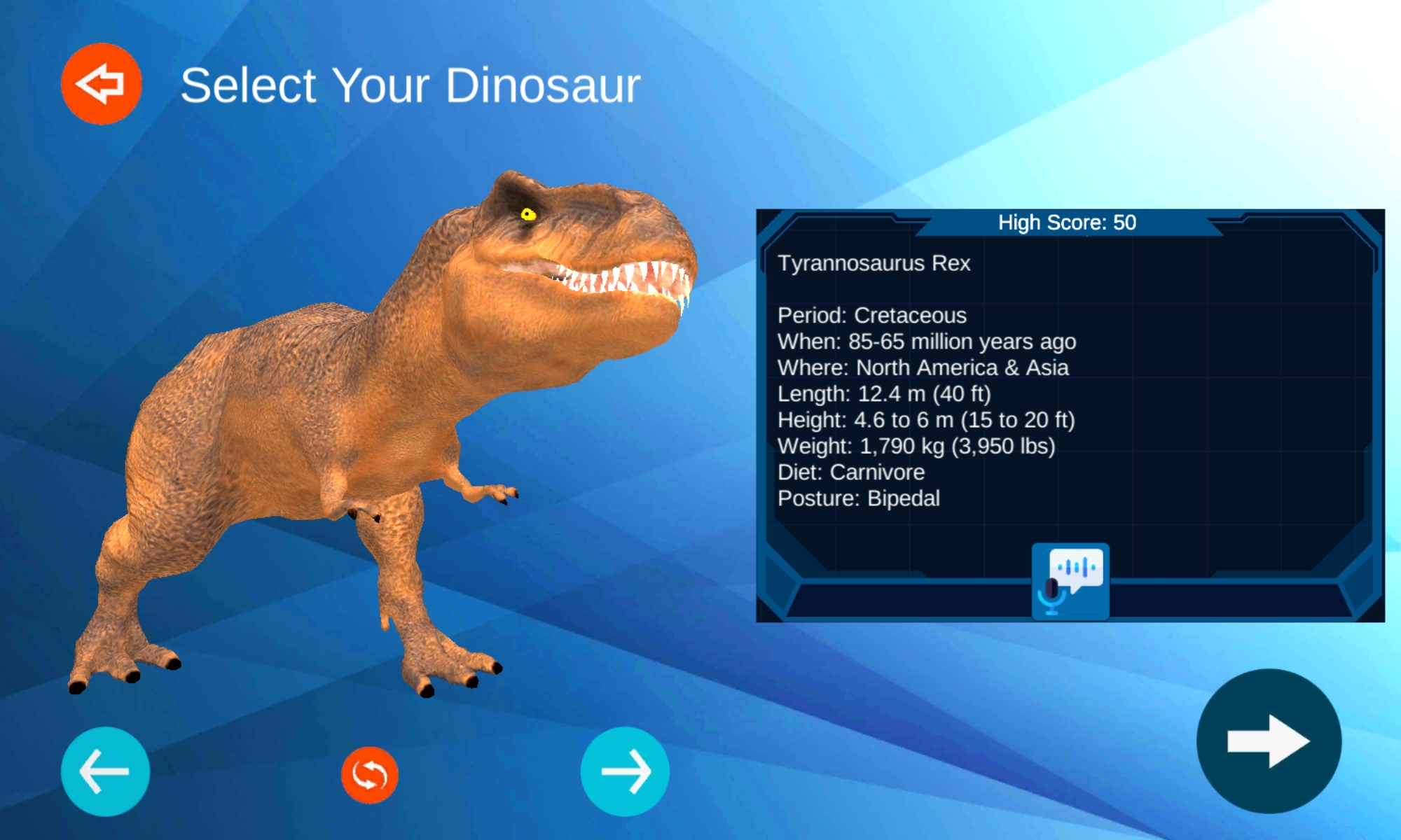 اسکرین شات 1 بازی Dinosaur Sim