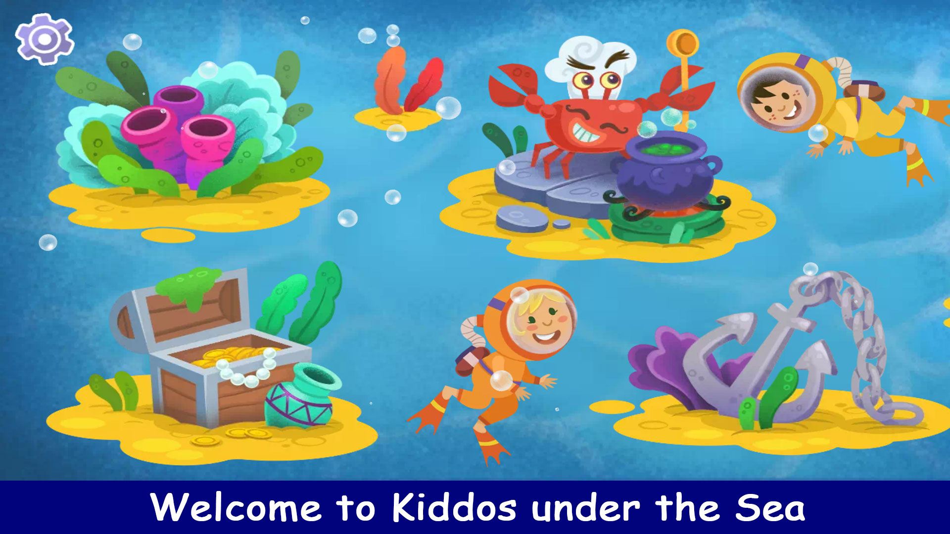 اسکرین شات 1 بازی Kiddos under the Sea