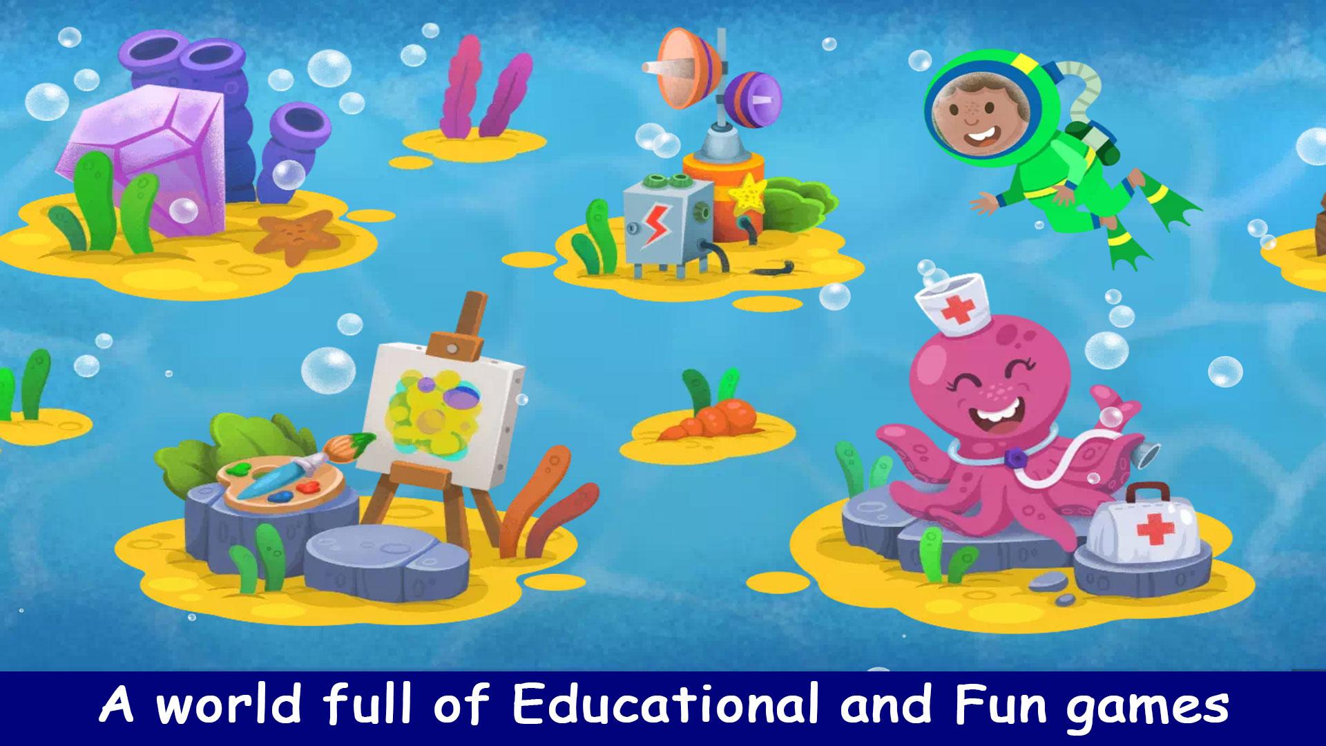 اسکرین شات 2 بازی Kiddos under the Sea