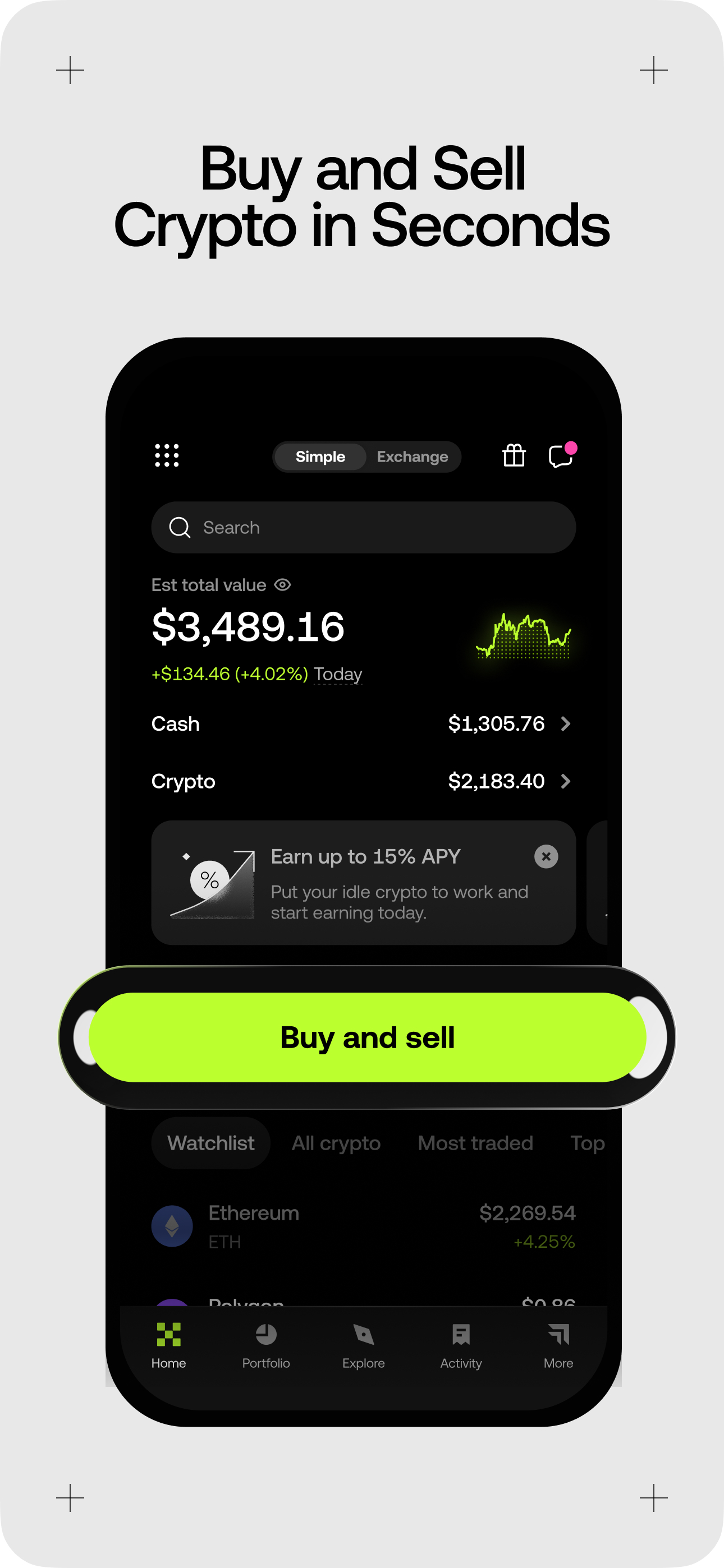 اسکرین شات 1 برنامه OKX: Buy Bitcoin BTC & Crypto
