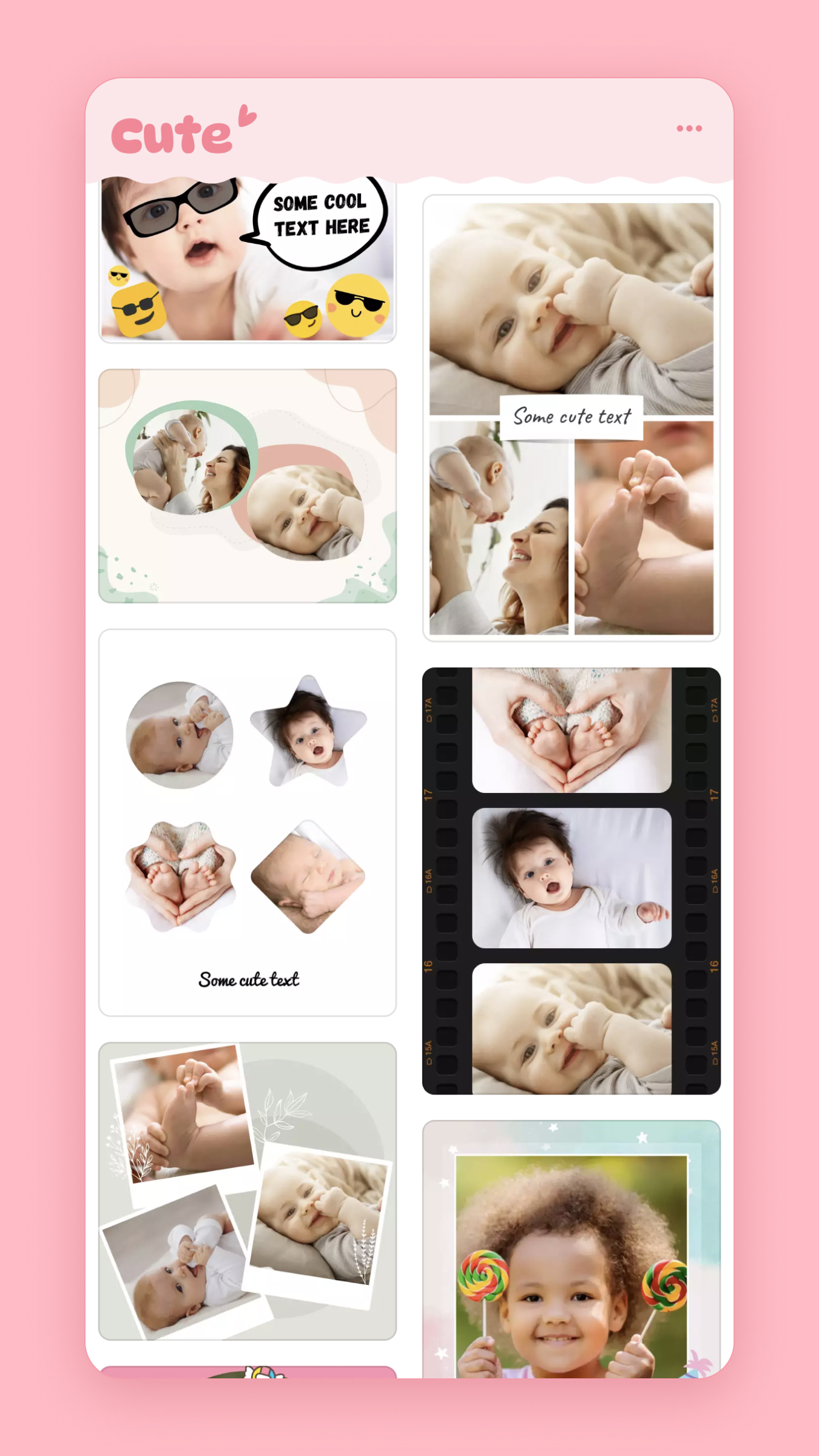 اسکرین شات 3 برنامه Baby Photo Editor